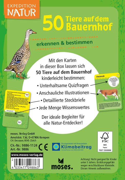 50 Tiere auf dem Bauernhof