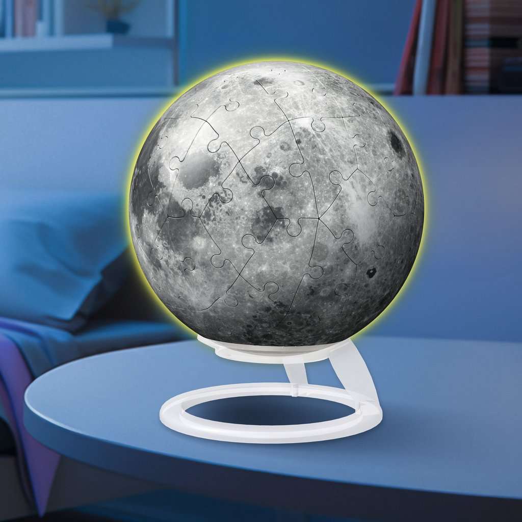 Der Mond - Glow-in-the-Dark - 3D Puzzle