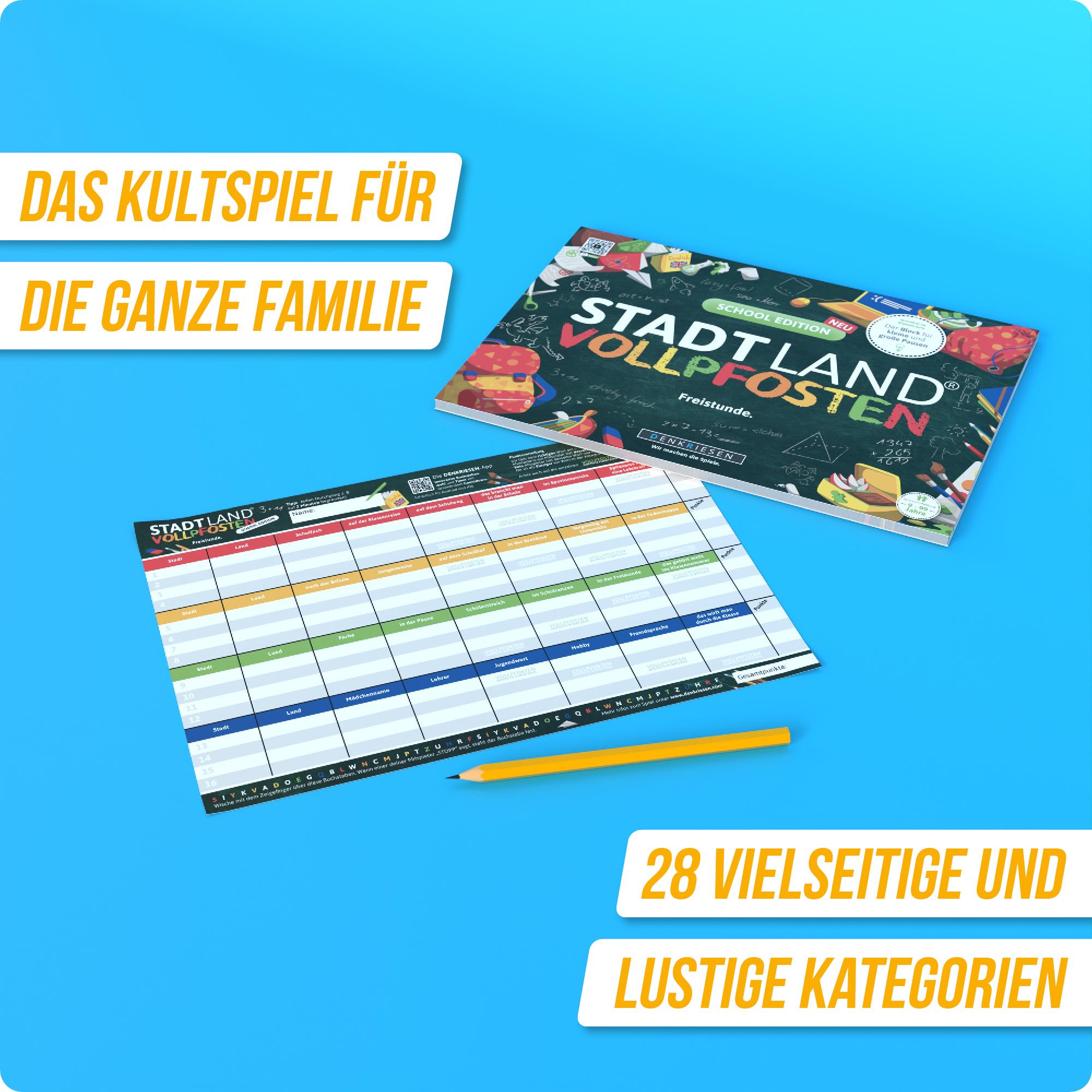 STADT LAND VOLLPFOSTEN® - School Edition – "Freistunde."