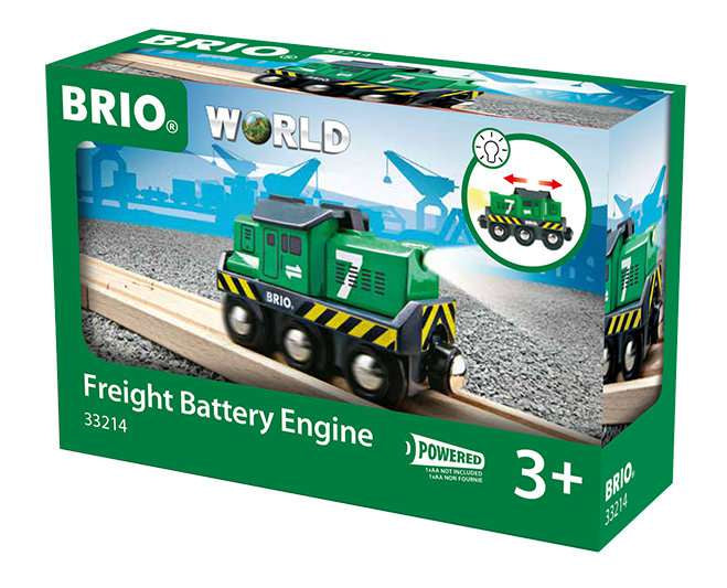 BRIO Batterie Frachtlok