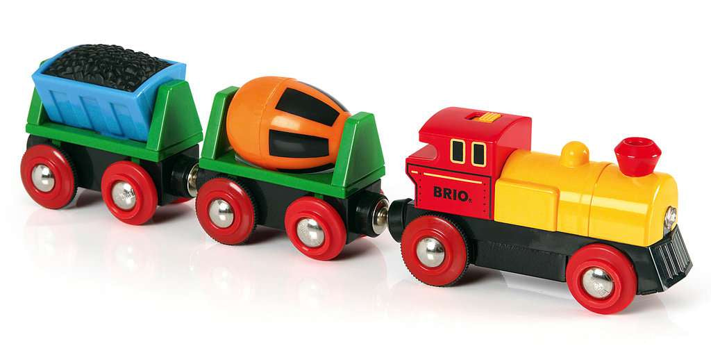 Brio Zug mit Batterielok