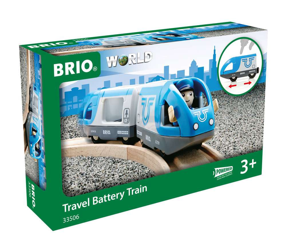 BRIO Blauer Reisezug