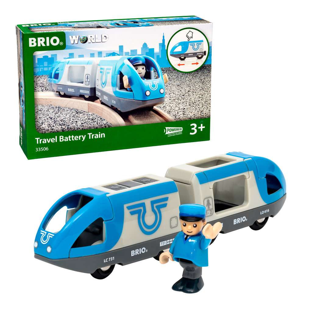 BRIO Blauer Reisezug