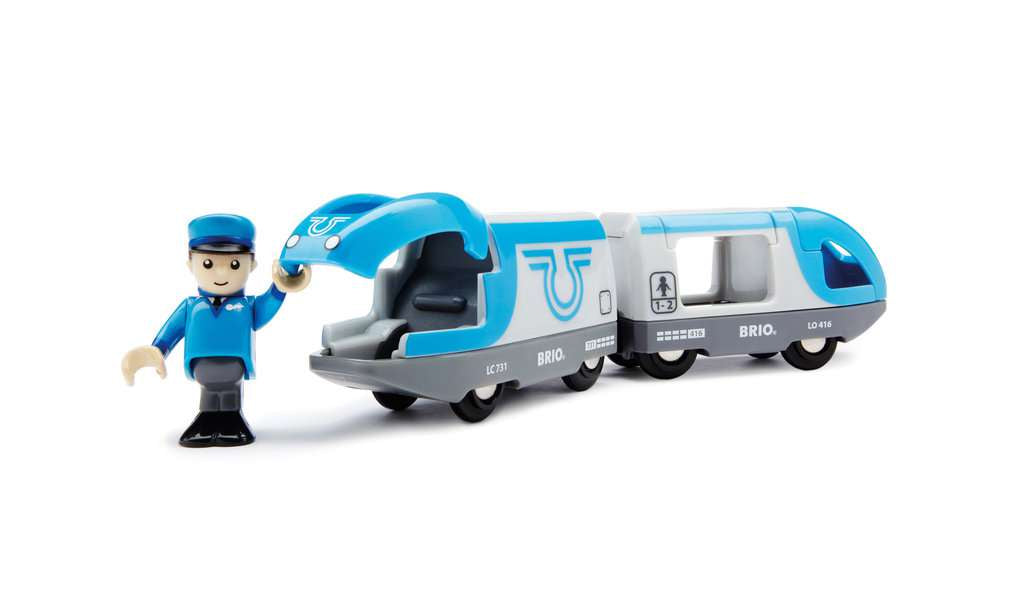 BRIO Blauer Reisezug