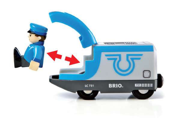 BRIO Blauer Reisezug