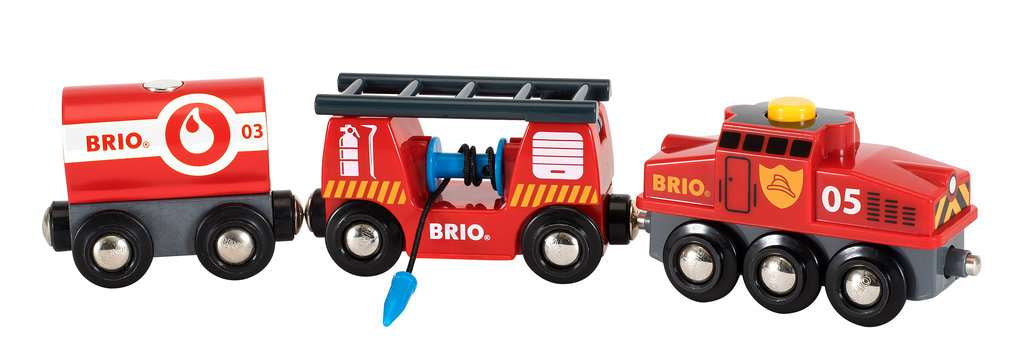 BRIO Feuerwehr-Löschzug