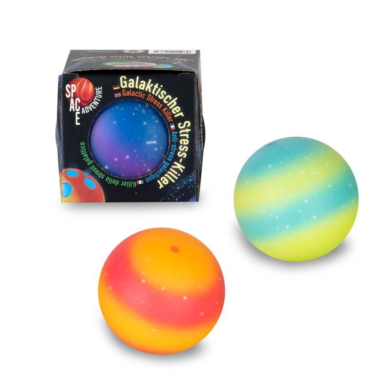 Space Adventure Galaktischer Stresskiller Ø 6CM, 6-fach sortiert