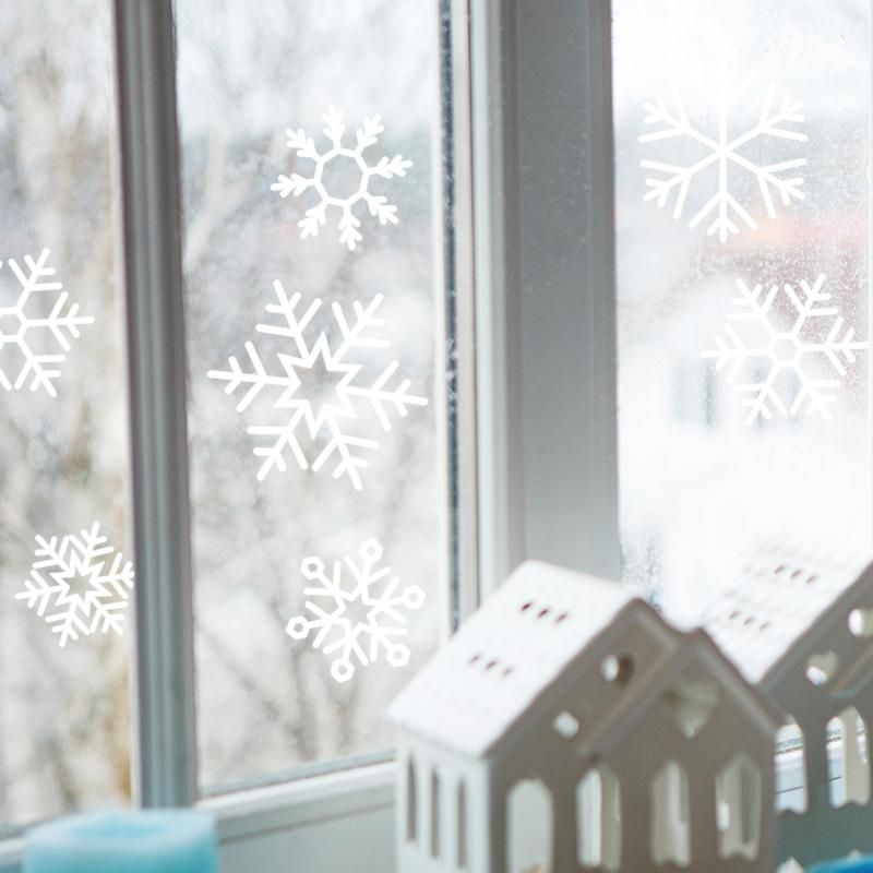 Magic Moments Fenster-Sticker Schneekristalle, 24-teilig