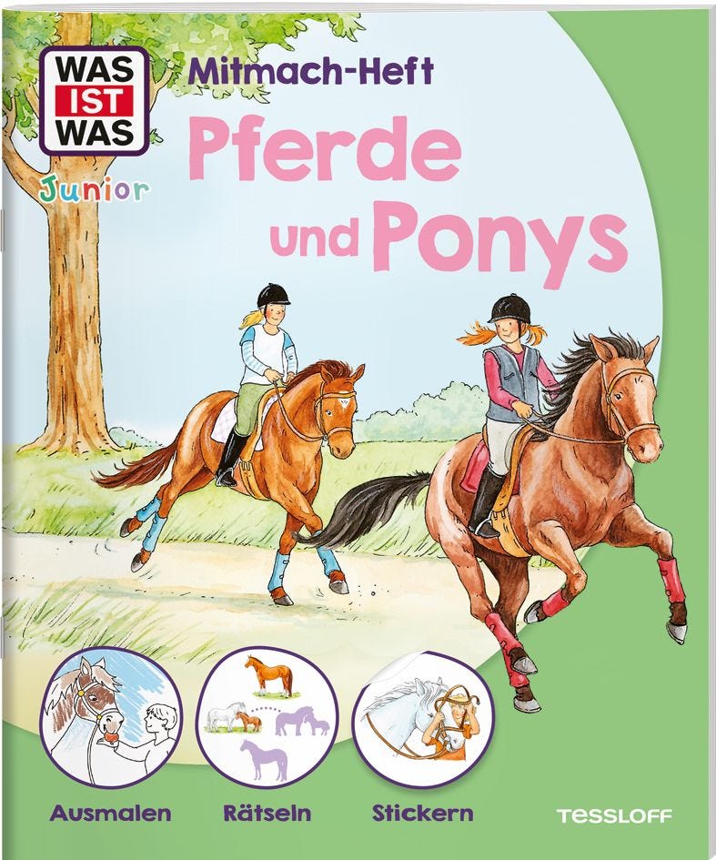 WAS IST WAS Junior // Mitmach-Heft // Pferde und Ponys