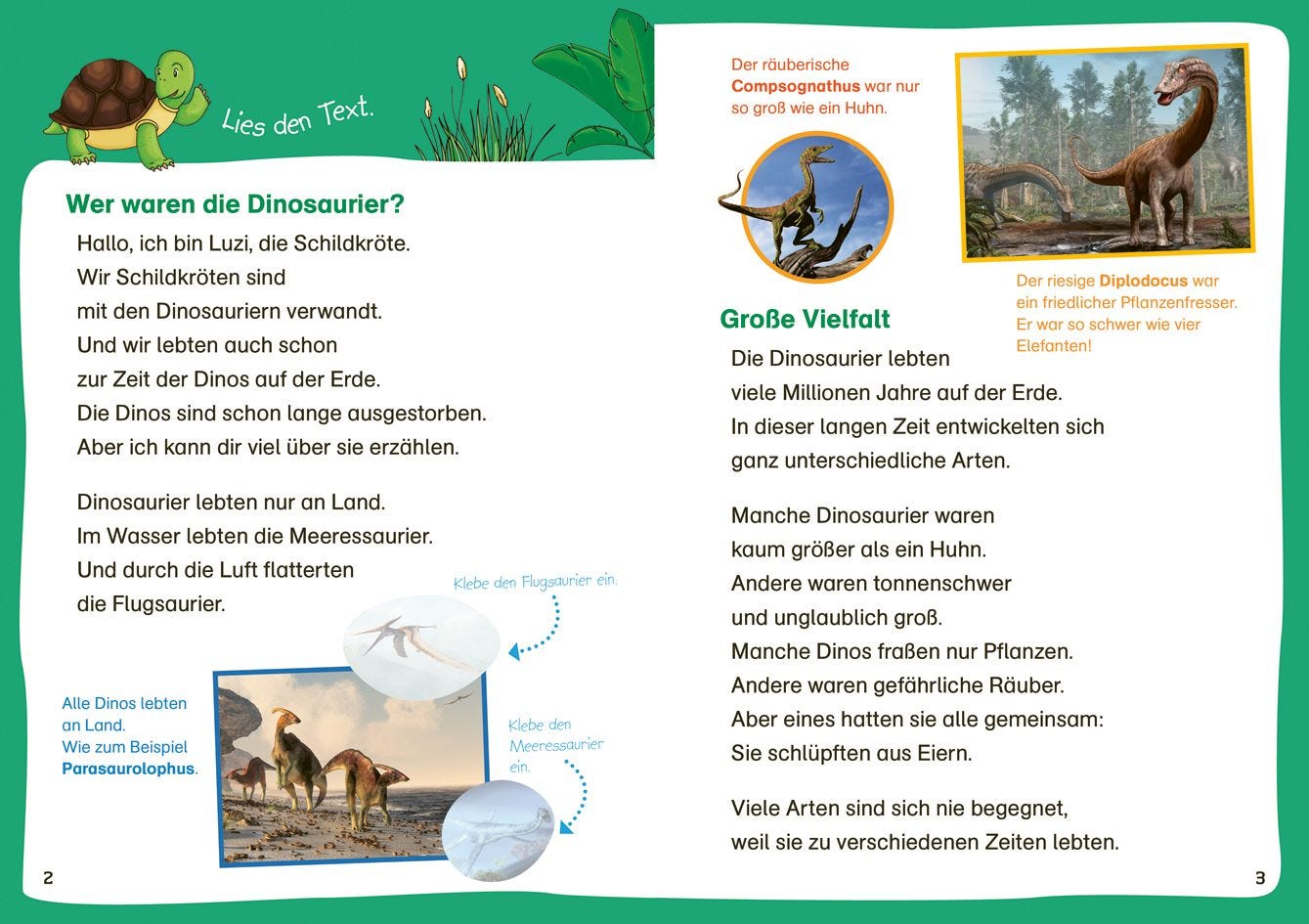 WAS IST WAS Erstes Lesen. Leserätsel Dinosaurier