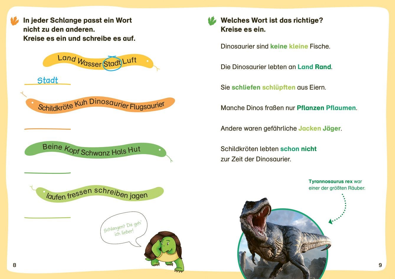 WAS IST WAS Erstes Lesen. Leserätsel Dinosaurier