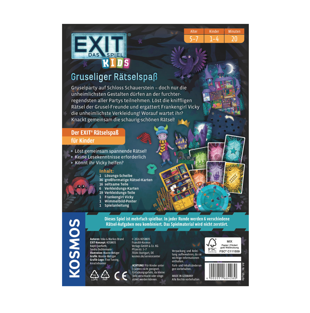 EXIT® - Das Spiel - Kids: Grusseliger Rätselspaß