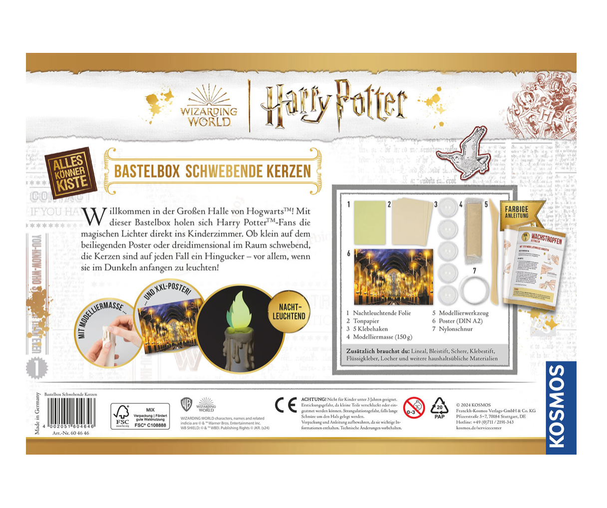 Harry Potter Bastelbox - Schwebende Kerzen