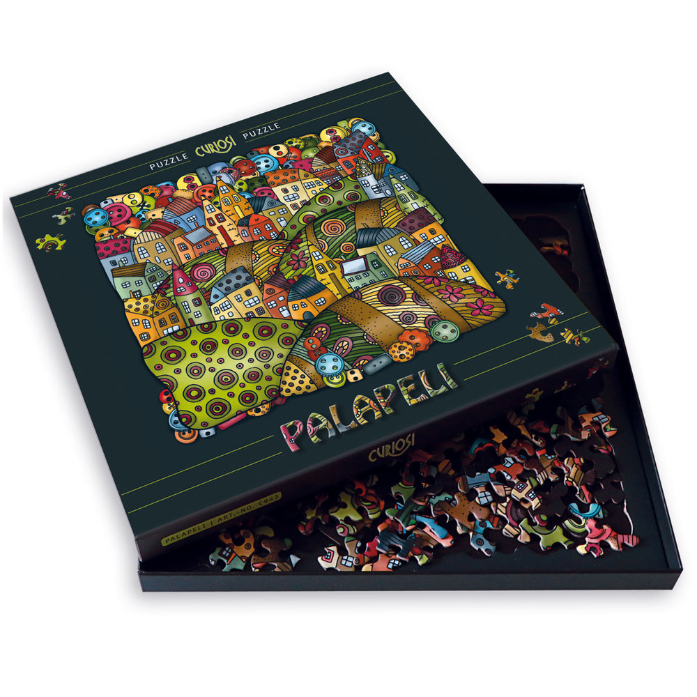 Puzzle Palapeli "Bergdorf"