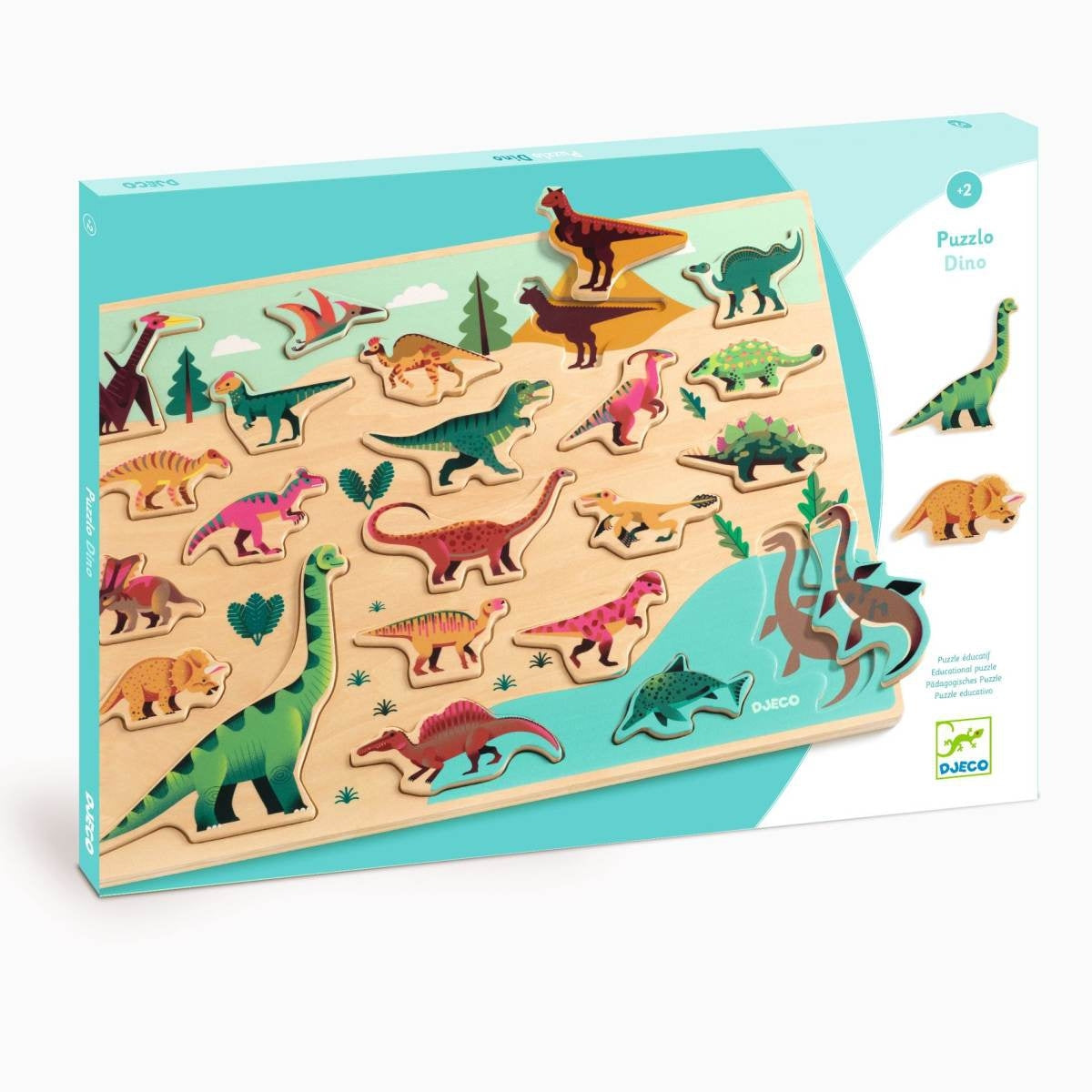 Holzpuzzle: Dino