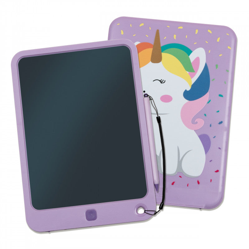 TapirElla Einhorn-Pad, LCD Zaubermaltafel für Kinder