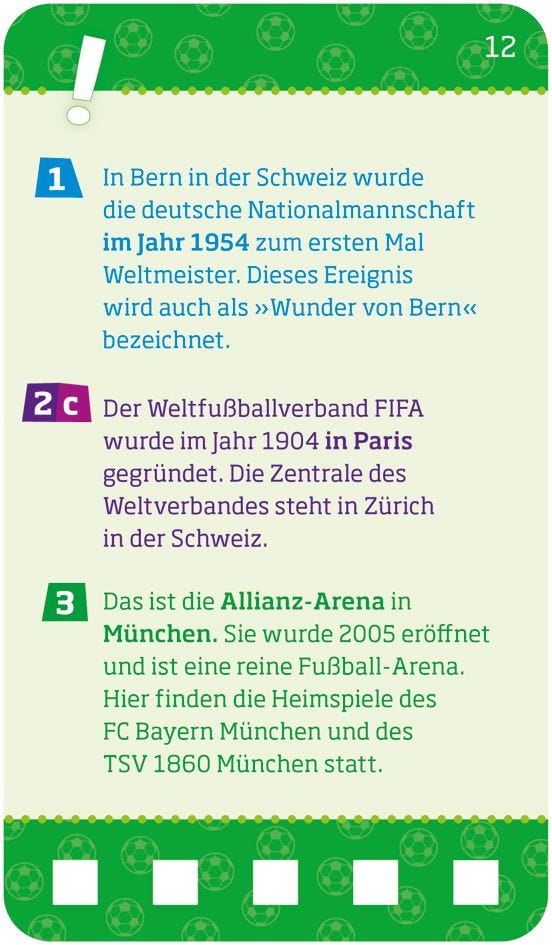 WIW Quiz Fußball