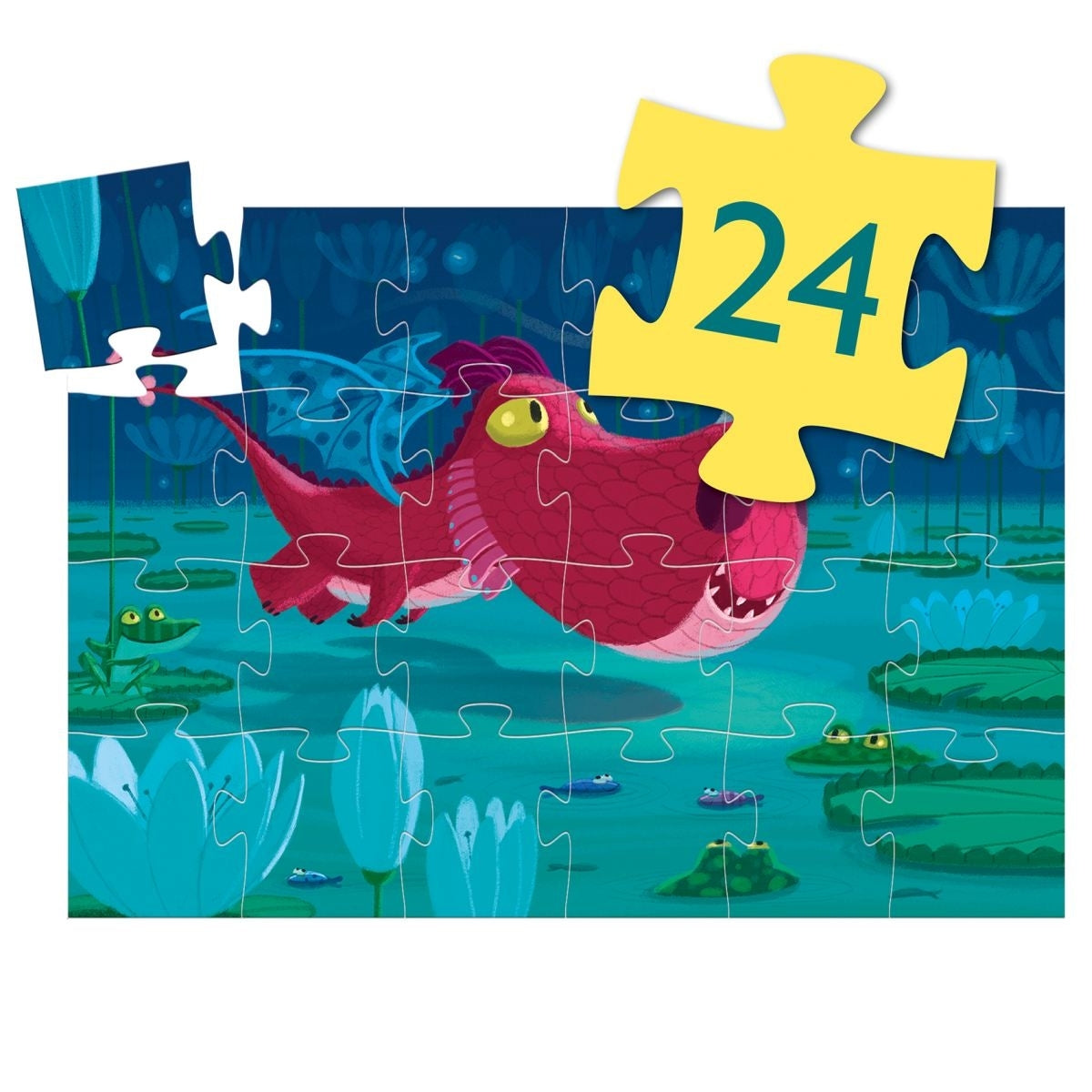 Puzzle: Edmond der Drache - 24 Teile